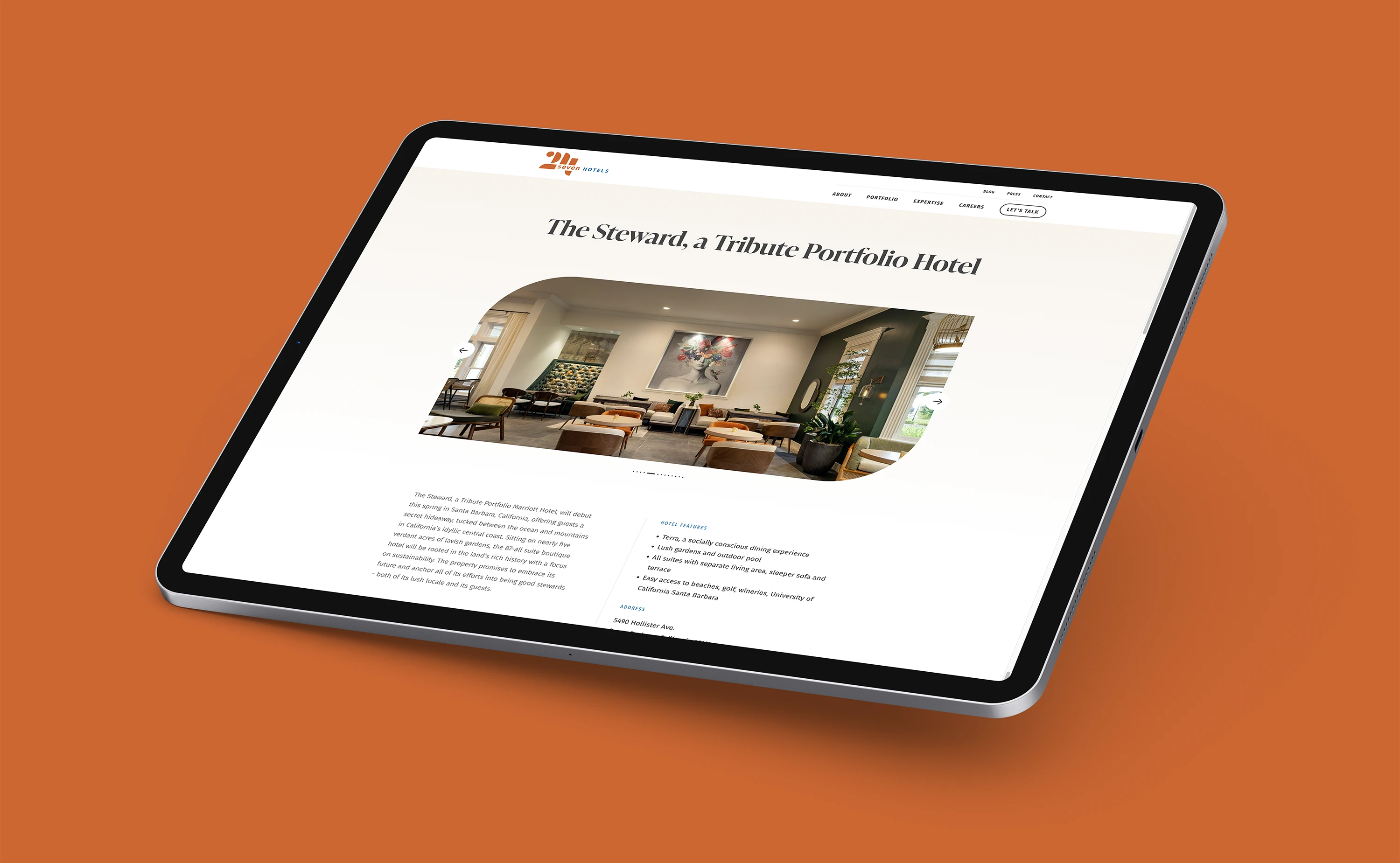 24seven Hotels website