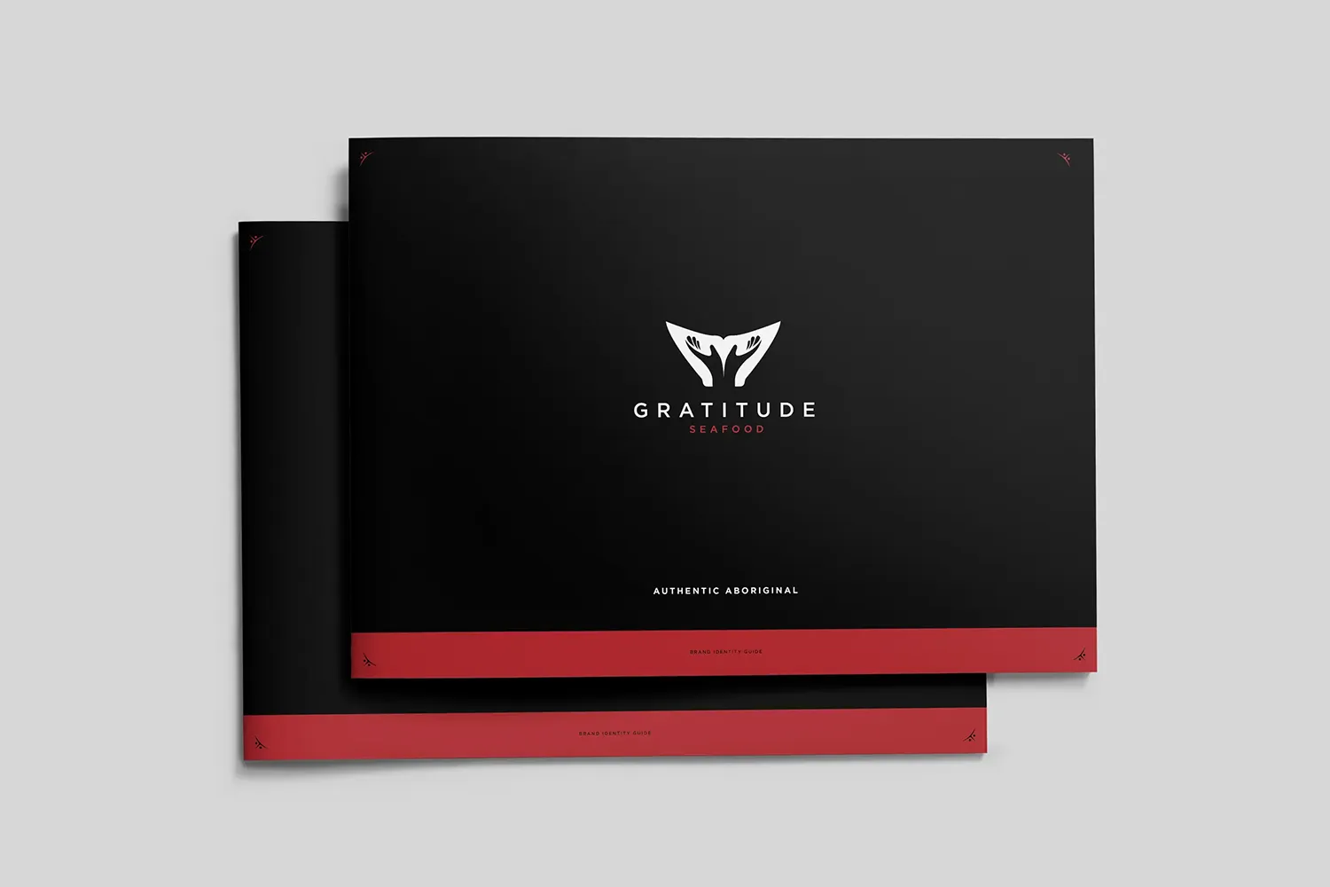 Gratitude Seafood brand guideline cover