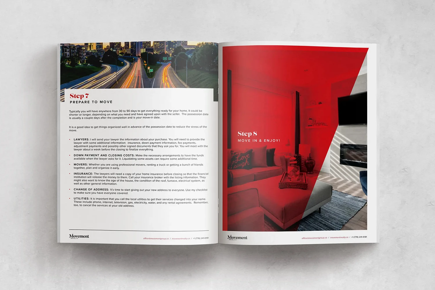 Movement Group buyers guide interior — preparing to move