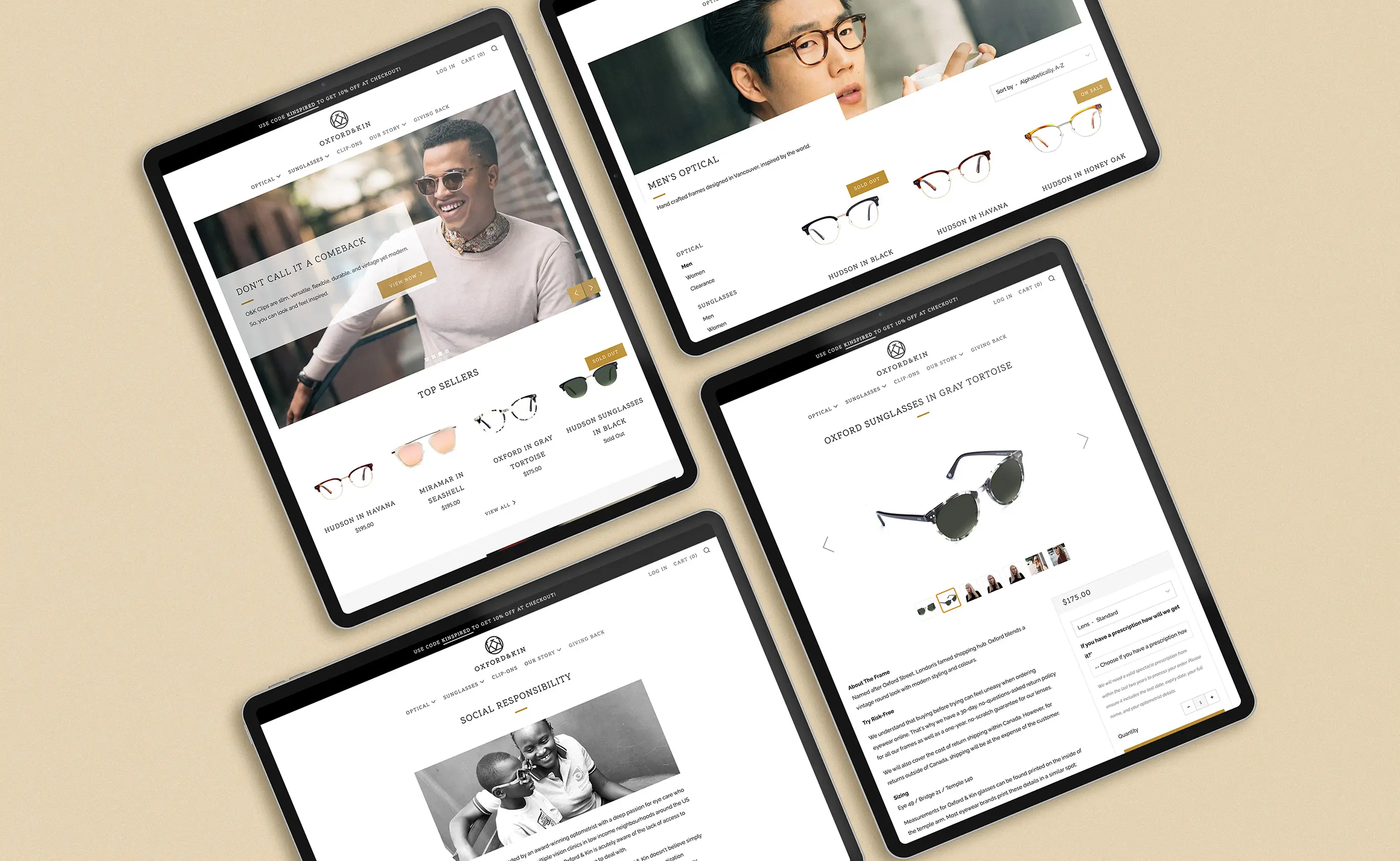 Oxford & Kin website