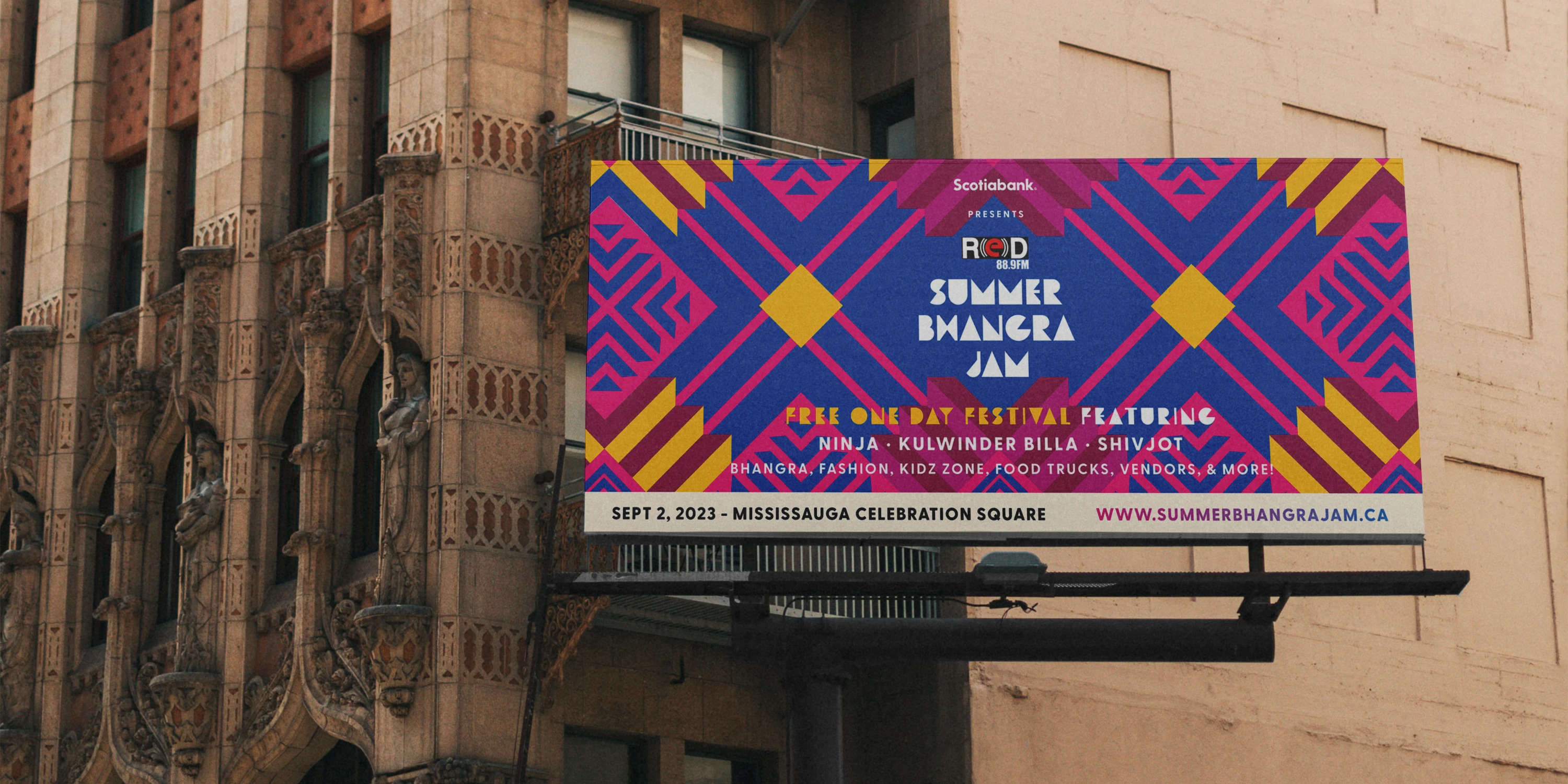Downtown billboard