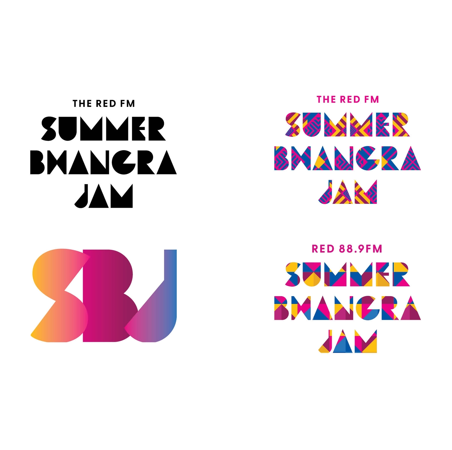Logo applied on pattern